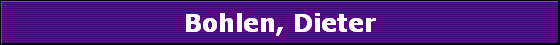 Bohlen, Dieter Bohlen, Dieter